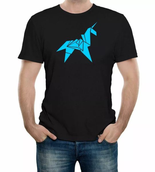 origami unicorn t-shirt - inspired by blade runner movie t shirt retro scifi 80s, White;black
origami unicorn t-shirt - inspired by blade runner movie t shirt retro scifi 80s, White;black