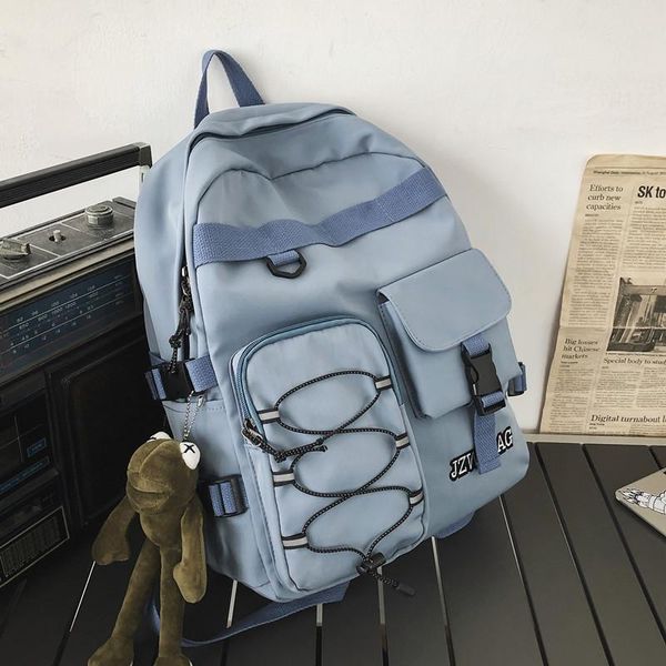 backpack personality schoolbag girl korean fashion large-capacity reflective student shoulder bag men's travel couple
backpack personality schoolbag girl korean fashion large-capacity reflective student shoulder bag men's travel couple