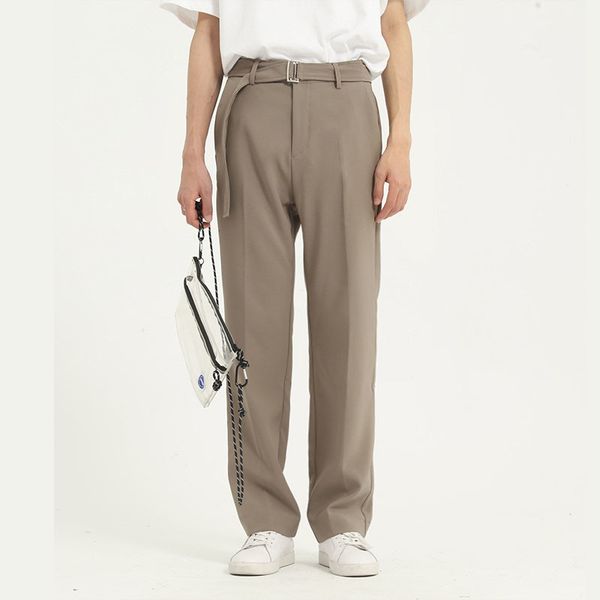 men's pants men belt casual male japan korea style streetwear vintage fashion suit solid color trousers z7d4, Black
men's pants men belt casual male japan korea style streetwear vintage fashion suit solid color trousers z7d4, Black