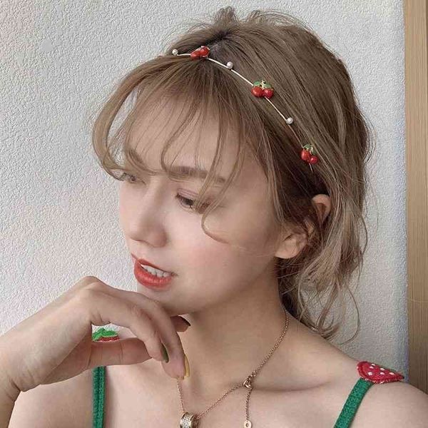 red korean lovely net new face washing head band super fairy strawberry cherry forest fairy hair accessories, Black;brown
red korean lovely net new face washing head band super fairy strawberry cherry forest fairy hair accessories, Black;brown