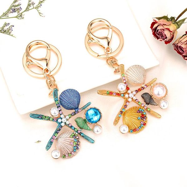 keychains ocean series creative gifts starfish shell keychain scallop imitation pearls ornaments car bag pendant accessries alloy keyring, Silver
keychains ocean series creative gifts starfish shell keychain scallop imitation pearls ornaments car bag pendant accessries alloy keyring, Silver