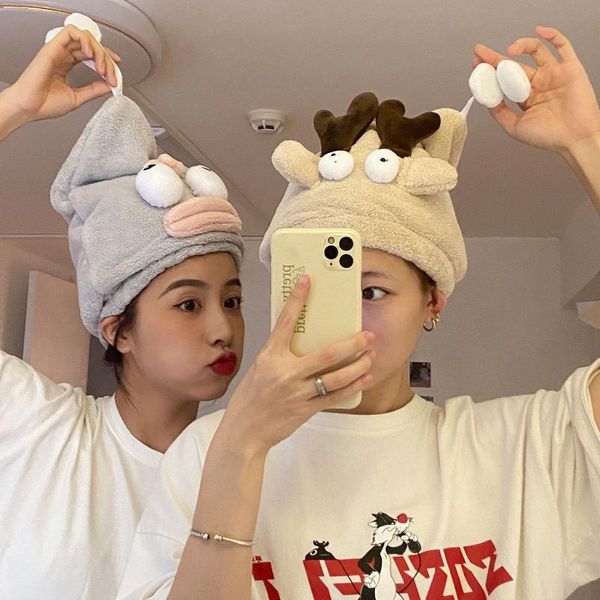 towel creative cartoon three-dimensional funny styling coral fleece dry hair cap quick-drying absorbent headscarf
towel creative cartoon three-dimensional funny styling coral fleece dry hair cap quick-drying absorbent headscarf