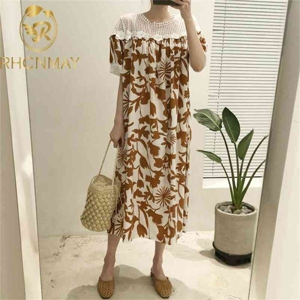 vintage lace splicing women dress korean puff sleeve casual printed floral midi female loose elegant party 210520, Black;gray
vintage lace splicing women dress korean puff sleeve casual printed floral midi female loose elegant party 210520, Black;gray