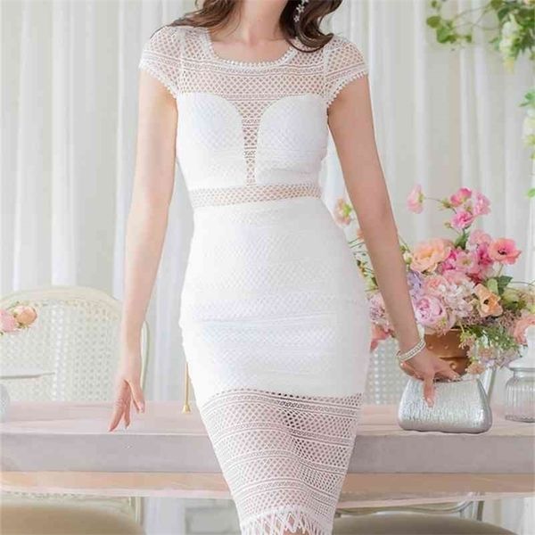 summer temperament round neck open back mesh hollow slim fit hip dress women office lady 210416, Black;gray
summer temperament round neck open back mesh hollow slim fit hip dress women office lady 210416, Black;gray