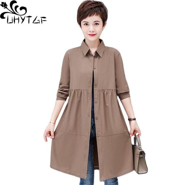 women's trench coats uhytgf mother 5xl plus size coat single-breasted thin female casual spring autumn windbreaker outerwear 2186, Tan;black
women's trench coats uhytgf mother 5xl plus size coat single-breasted thin female casual spring autumn windbreaker outerwear 2186, Tan;black