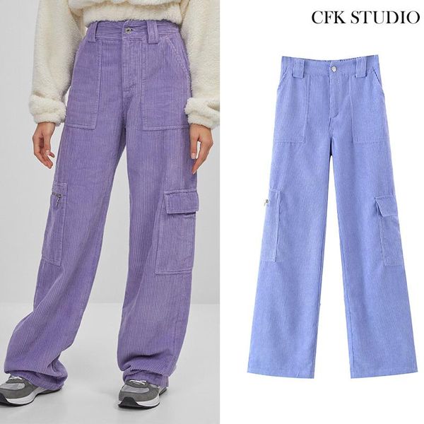 women's pants & capris 2021 women autumn cargo with high waisted pocket solid long harajuku femme casual streetwear cotton violet trous, Black;white
women's pants & capris 2021 women autumn cargo with high waisted pocket solid long harajuku femme casual streetwear cotton violet trous, Black;white