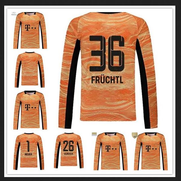 long sleeve 2021 2022 men kit soccer jerseys 1 neuer 26 ulreich kits goalkeeper 21 22 football shirt zhu, Black;yellow
long sleeve 2021 2022 men kit soccer jerseys 1 neuer 26 ulreich kits goalkeeper 21 22 football shirt zhu, Black;yellow