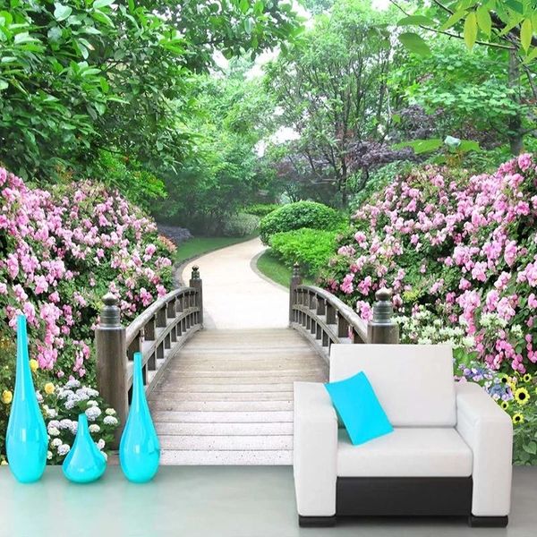 custom po 3d murals room landscape pastoral wood bridge park self adhesive wallpaper living decor waterproof wallpapers
custom po 3d murals room landscape pastoral wood bridge park self adhesive wallpaper living decor waterproof wallpapers