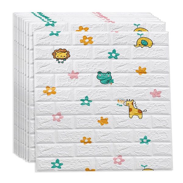 wallpapers kids 3d brick cartoon animal pattern wallpaper children's room wall decor diy self-adhesive waterproof pe foam stickers
wallpapers kids 3d brick cartoon animal pattern wallpaper children's room wall decor diy self-adhesive waterproof pe foam stickers
