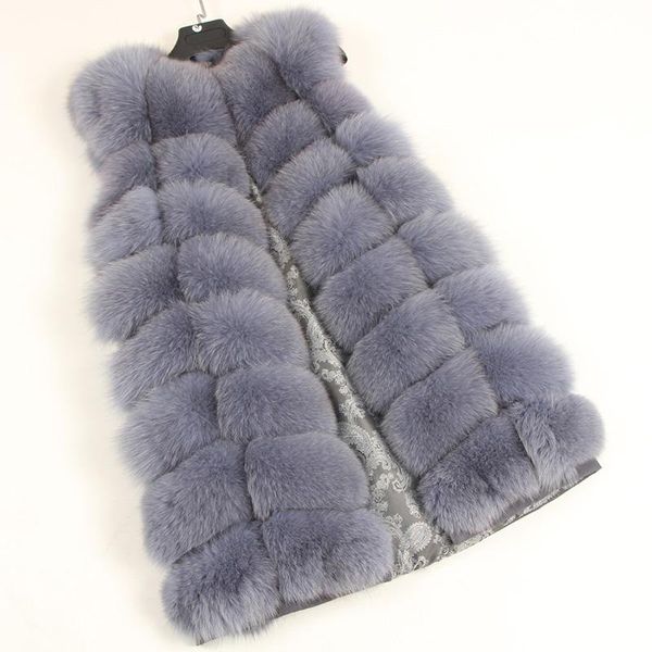 women's fur & faux 2021 women vest real natural whole long coat 88cm winter jacket waistcoat, Black
women's fur & faux 2021 women vest real natural whole long coat 88cm winter jacket waistcoat, Black