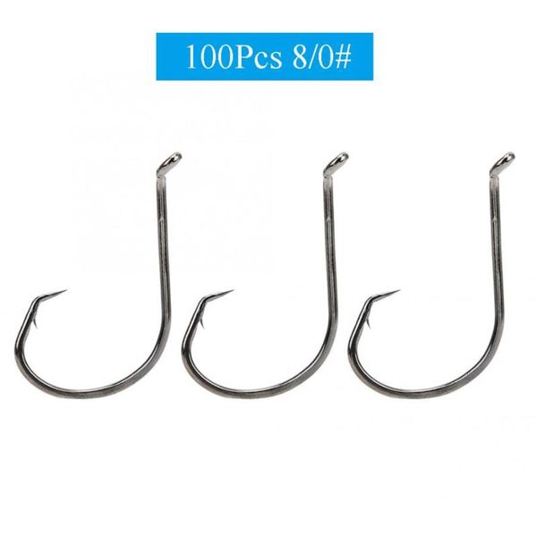 fishing hooks 100pcs/bag hook high-carbon steel 8/0# fishhook with barb carp lure bait outdoor tackle accessory
fishing hooks 100pcs/bag hook high-carbon steel 8/0# fishhook with barb carp lure bait outdoor tackle accessory