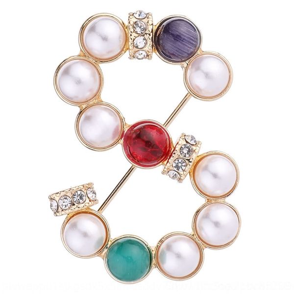 3iy creative diamond inlaid ams letter brooch high s grade pearl small fragrance femininity suit sweater pearl brooches pin collar pin, Gray
3iy creative diamond inlaid ams letter brooch high s grade pearl small fragrance femininity suit sweater pearl brooches pin collar pin, Gray