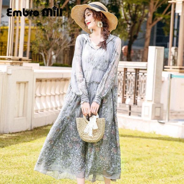 retro hooded long-sleeved dress high-end elegant ladies silk embroidery autumn loose plus size -5xl casual dresses, Black;gray
retro hooded long-sleeved dress high-end elegant ladies silk embroidery autumn loose plus size -5xl casual dresses, Black;gray