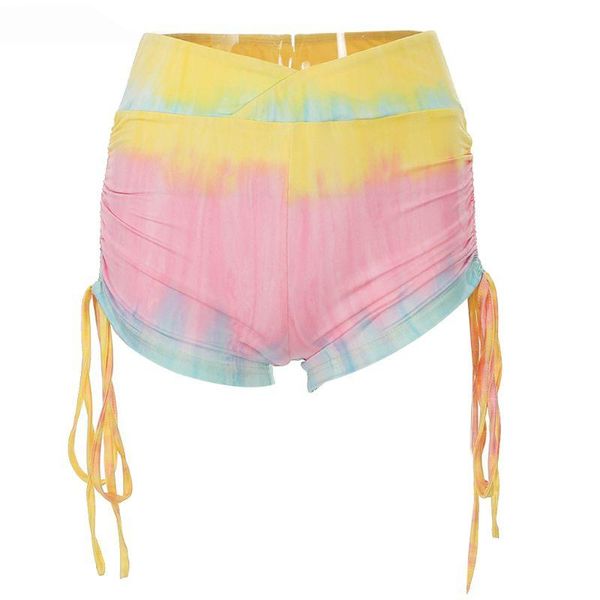 women's shorts women cross front high waist sport neon rainbow tie-dye workout running leggings ruched drawstring bulifting compressi, White;black
women's shorts women cross front high waist sport neon rainbow tie-dye workout running leggings ruched drawstring bulifting compressi, White;black