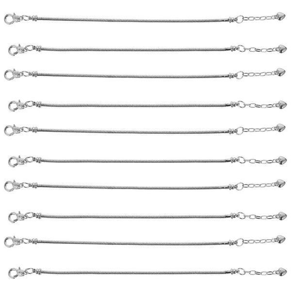 charm bracelets 10pcs simple girl decor diy bracelet material jewelry gifts, Golden;silver
charm bracelets 10pcs simple girl decor diy bracelet material jewelry gifts, Golden;silver