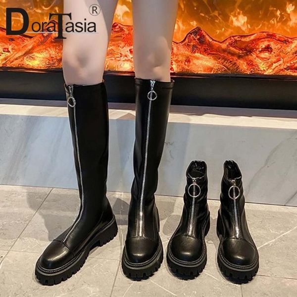 boots doratasia brand female chunky heels street fashion trendy cool women 2021 platform zipper shoes woman, Black
boots doratasia brand female chunky heels street fashion trendy cool women 2021 platform zipper shoes woman, Black