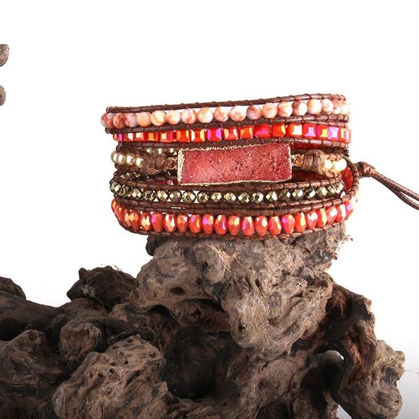 tennis md summer fashion women armbander multicolor crystal natural stones mixed druzy charm 5x wrap bracelets drop, Golden;silver
tennis md summer fashion women armbander multicolor crystal natural stones mixed druzy charm 5x wrap bracelets drop, Golden;silver