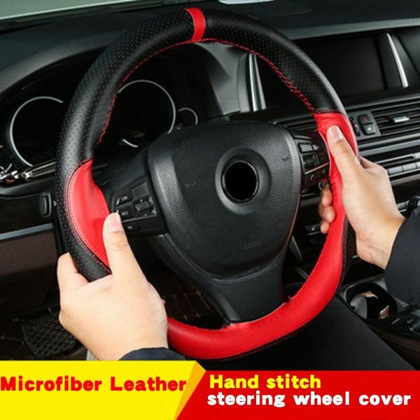 steering wheel covers high-quality microfiber leather hand-made wear-resistant car cover suitable for 90% of the mdels on market
steering wheel covers high-quality microfiber leather hand-made wear-resistant car cover suitable for 90% of the mdels on market