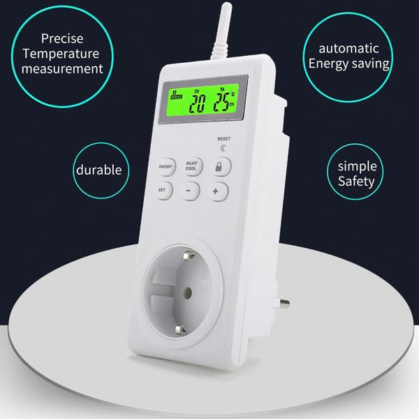 smart home control eu/us/uk timer socket thermostat digital temperature controller outlet with switch sensor probe heating cooling
smart home control eu/us/uk timer socket thermostat digital temperature controller outlet with switch sensor probe heating cooling