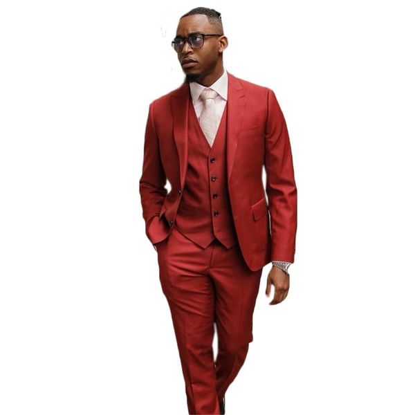 men's suits & blazers 2021 red mens 3 piece beach groomsmen wedding tuxedos for party men formal prom suit (jacket+pants+vest), White;black
men's suits & blazers 2021 red mens 3 piece beach groomsmen wedding tuxedos for party men formal prom suit (jacket+pants+vest), White;black