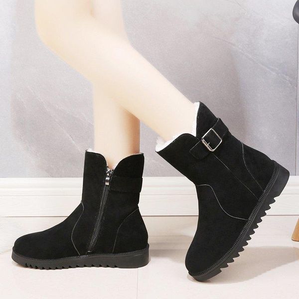 boots drop non-slip super women zipper casual thick plush winter warm snow female flat heels comfortable shoes, Black
boots drop non-slip super women zipper casual thick plush winter warm snow female flat heels comfortable shoes, Black