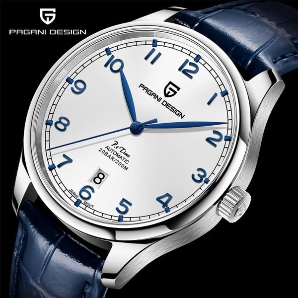 wristwatches 2021 pagani design men mechanical watch sapphire glass nh35 movement 200m waterproof automatic date clock sport watches mens, Slivery;brown
wristwatches 2021 pagani design men mechanical watch sapphire glass nh35 movement 200m waterproof automatic date clock sport watches mens, Slivery;brown