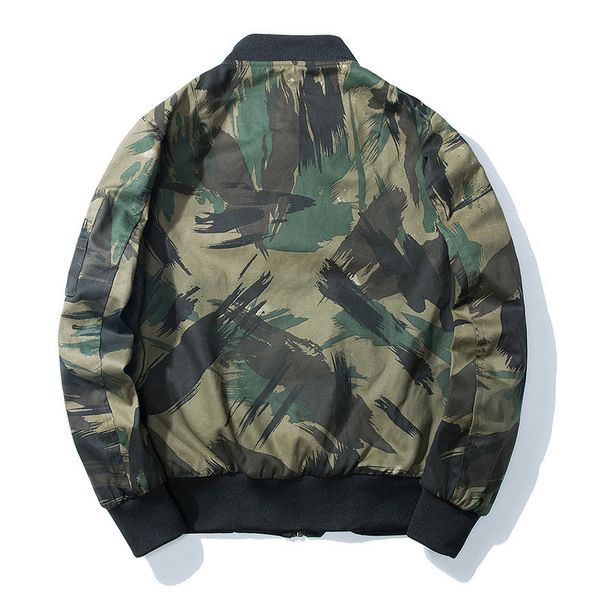 men's jackets jacket air force ma1 pilot men and women double-sided wear camouflage baseball uniform a znc5, Black;brown
men's jackets jacket air force ma1 pilot men and women double-sided wear camouflage baseball uniform a znc5, Black;brown
