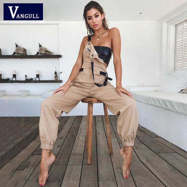 women's jumpsuits & rompers vangull khaki womens jumpsuit long elegant zipper pockets sleeveless adjusted strap high waist cotton fashi, Black;white
women's jumpsuits & rompers vangull khaki womens jumpsuit long elegant zipper pockets sleeveless adjusted strap high waist cotton fashi, Black;white