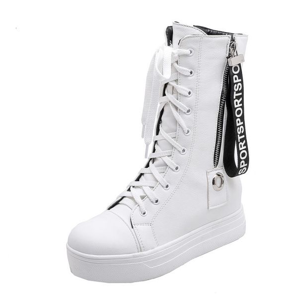 small big size 33 to 42 43 casual lace up height increased platform mid calf boots white black
small big size 33 to 42 43 casual lace up height increased platform mid calf boots white black