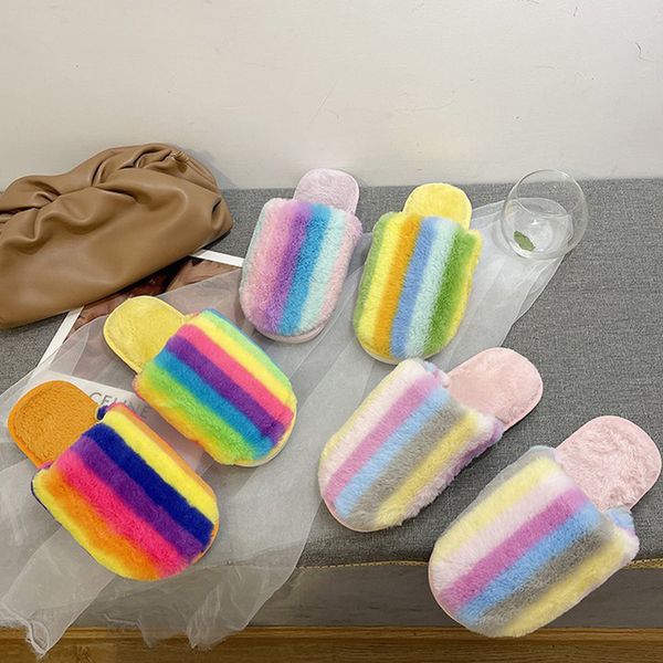 2022 winter warm women fur slippers rainbow multicolor indoor warm slipper shoes furry bedroom soft footwear ladies slippers new, Black
2022 winter warm women fur slippers rainbow multicolor indoor warm slipper shoes furry bedroom soft footwear ladies slippers new, Black
