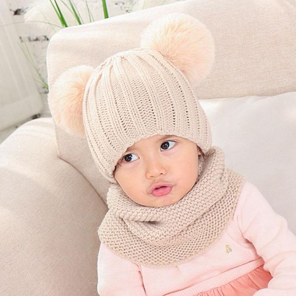 caps & hats 2pcs baby hat scarf set warm winter pompom boys girls bonnet neck warmer knitted infant toddler, Yellow
caps & hats 2pcs baby hat scarf set warm winter pompom boys girls bonnet neck warmer knitted infant toddler, Yellow