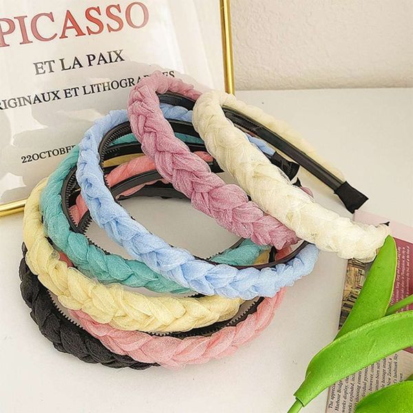 south korea simple and versatile go out ogan band braided lace mesh wash face headband hair ornament girl, Silver
south korea simple and versatile go out ogan band braided lace mesh wash face headband hair ornament girl, Silver