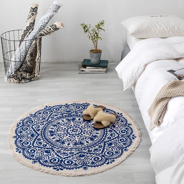 cushion/decorative pillow cotton linen round chair mat with tassel rug for children bedroom rugs yoga mats doormat carpet living room
cushion/decorative pillow cotton linen round chair mat with tassel rug for children bedroom rugs yoga mats doormat carpet living room