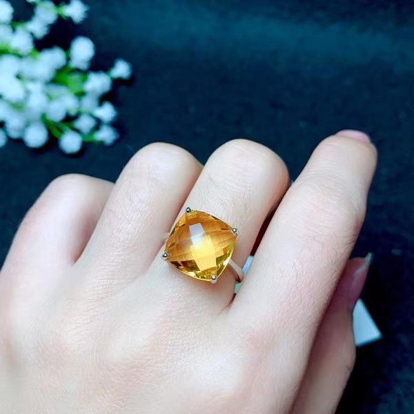 cluster rings attractive women ring yellow citrine silver jewelry 925 sterling square shape good color party birthday gift, Golden;silver
cluster rings attractive women ring yellow citrine silver jewelry 925 sterling square shape good color party birthday gift, Golden;silver