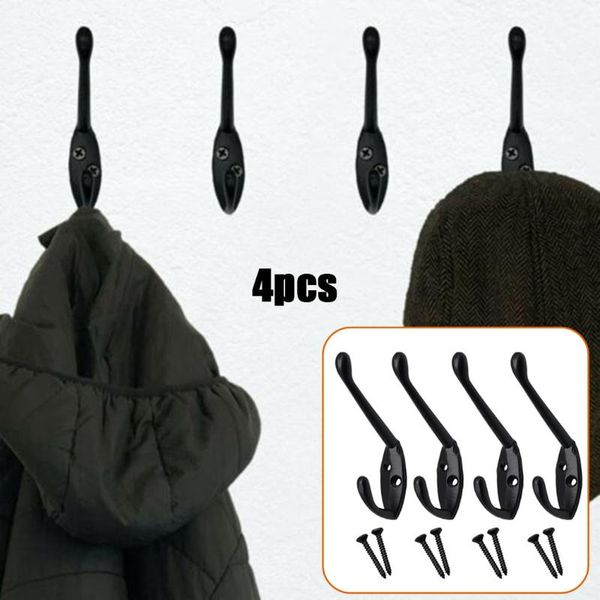 hooks & rails 4 pack 90*57mm black hat coat double robe door dress bathroom clothes hangers 100% brand and high quality
hooks & rails 4 pack 90*57mm black hat coat double robe door dress bathroom clothes hangers 100% brand and high quality
