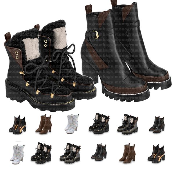 womens ankle boots designer shoes luxury platform casual booties women martin snow knee high heel pumps monogrambags, Black
womens ankle boots designer shoes luxury platform casual booties women martin snow knee high heel pumps monogrambags, Black