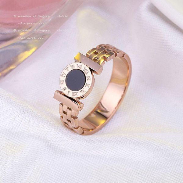 cluster rings classic roman numeral rose gold stainless steel for woman luxury finger accessories korean fashion jewelry party girls, Golden;silver
cluster rings classic roman numeral rose gold stainless steel for woman luxury finger accessories korean fashion jewelry party girls, Golden;silver