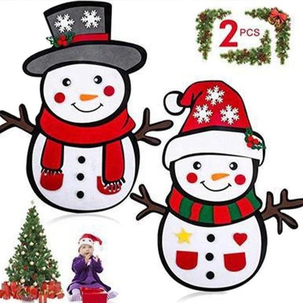 christmas decorations snowman diy felt with ornaments fake year tree toys decoration party kids
christmas decorations snowman diy felt with ornaments fake year tree toys decoration party kids