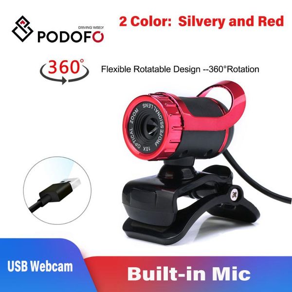 webcams podofo 360 degree usb webcam web cam clip-on digital camcorder with mic microphone for lappc computer
webcams podofo 360 degree usb webcam web cam clip-on digital camcorder with mic microphone for lappc computer