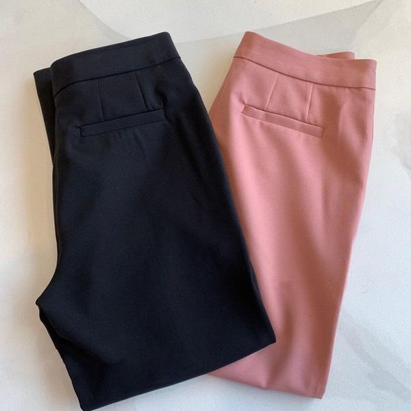 women's pants & capris women simple thin ankle-length casual spring and summer, Black;white
women's pants & capris women simple thin ankle-length casual spring and summer, Black;white