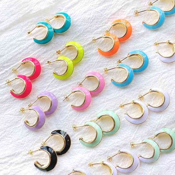 5pairs 2021 popular summer enamel round mix color metal hoop earrings women jewelry gift, Golden
5pairs 2021 popular summer enamel round mix color metal hoop earrings women jewelry gift, Golden