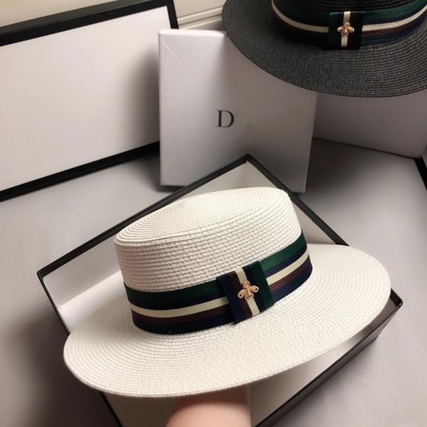 wide brim hats big brand straw hat nulticolor striped small bee flat summer fashion korean style travel sunshade and anti si, Blue;gray
wide brim hats big brand straw hat nulticolor striped small bee flat summer fashion korean style travel sunshade and anti si, Blue;gray
