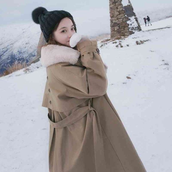 women's jackets winter warm coat long sleeve furry collar cotton thick casaco feminino oversized parkas 3h6y, Black;brown
women's jackets winter warm coat long sleeve furry collar cotton thick casaco feminino oversized parkas 3h6y, Black;brown