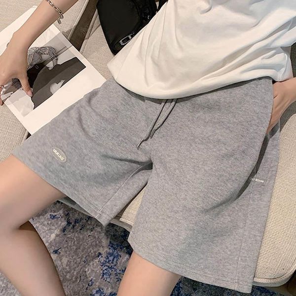 women's shorts women 2021 summer casual solid high waist loose female plus size drawstring cool short pants, White;black
women's shorts women 2021 summer casual solid high waist loose female plus size drawstring cool short pants, White;black