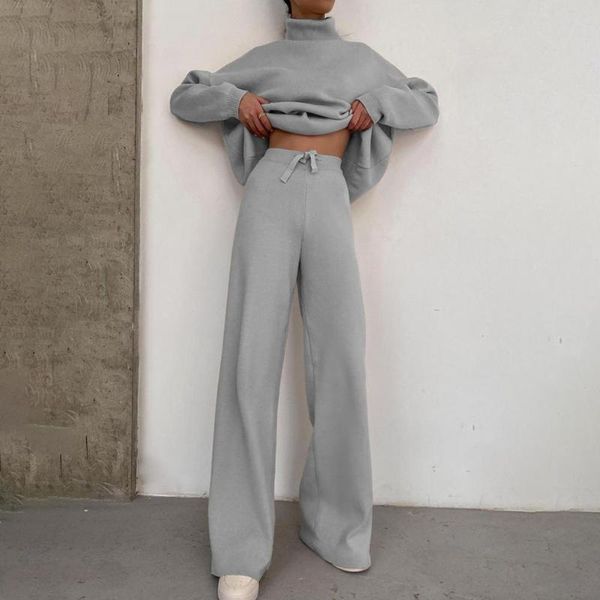 women's two piece pants set women warm sweatshirt lace-up sweatpants outfit casual soft solid color knitted pullover, White
women's two piece pants set women warm sweatshirt lace-up sweatpants outfit casual soft solid color knitted pullover, White