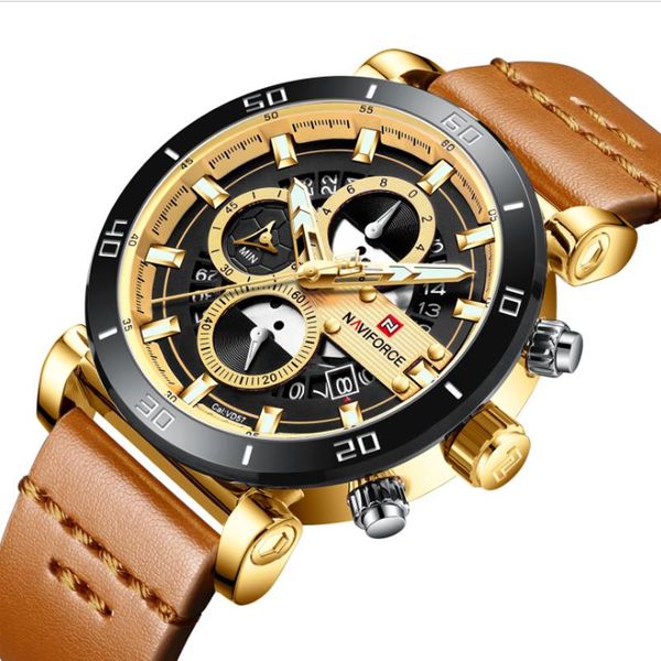 wristwatches men's three eyes six needle real belt watch fashion waterproof calendar sports timing multifunctional luminous quartz, Slivery;brown
wristwatches men's three eyes six needle real belt watch fashion waterproof calendar sports timing multifunctional luminous quartz, Slivery;brown