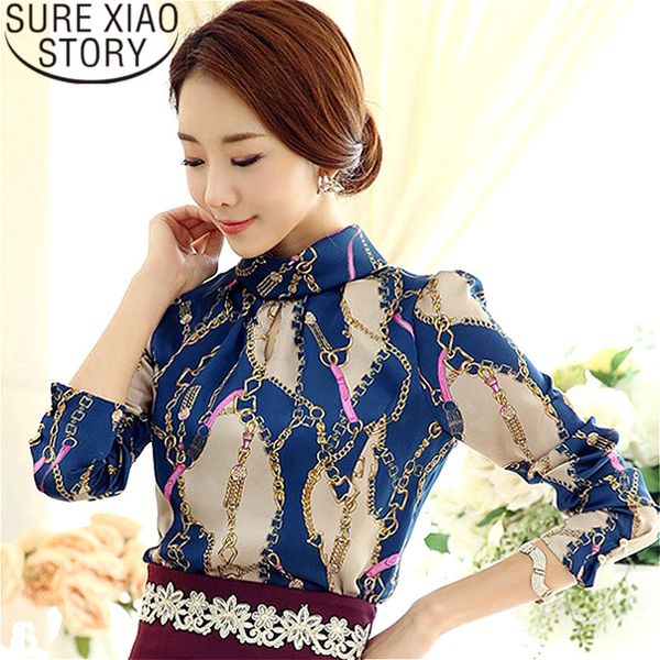 womens and blusas mujer de moda chiffon blouse formal print o-neck officelady women shirts blouses 1817 50 210417, White
womens and blusas mujer de moda chiffon blouse formal print o-neck officelady women shirts blouses 1817 50 210417, White