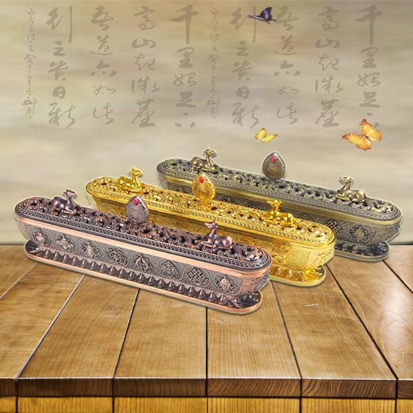 fragrance lamps eight auspicious lying incense burner alloy stove 8-character mantra bronze stick box for buddha ornaments
fragrance lamps eight auspicious lying incense burner alloy stove 8-character mantra bronze stick box for buddha ornaments