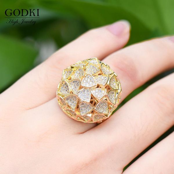 wedding rings godki luxury leaf cluster statement big for women crystal zircon dubai bridal finger jewelry addiction 2021, Slivery;golden
wedding rings godki luxury leaf cluster statement big for women crystal zircon dubai bridal finger jewelry addiction 2021, Slivery;golden