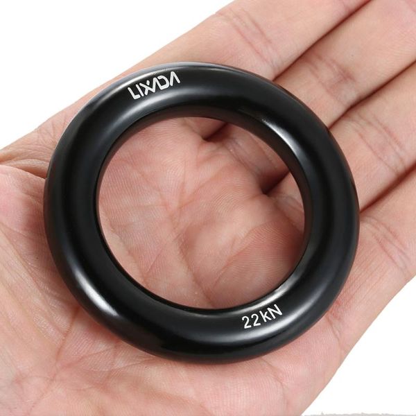 lixada 22kn rock mountain climbing o-ring aluminum rappel ring outdoor hammock safety rescue gear cords, slings and webbing
lixada 22kn rock mountain climbing o-ring aluminum rappel ring outdoor hammock safety rescue gear cords, slings and webbing